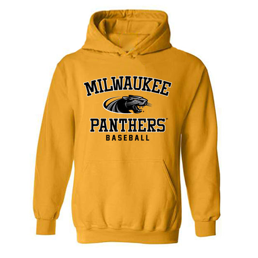 UW Milwaukee - NCAA Baseball : Mason Weckler - Classic Shersey Hooded Sweatshirt-0