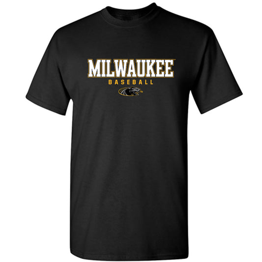 UW Milwaukee - NCAA Baseball : Tyler Hrin - T-Shirt-0