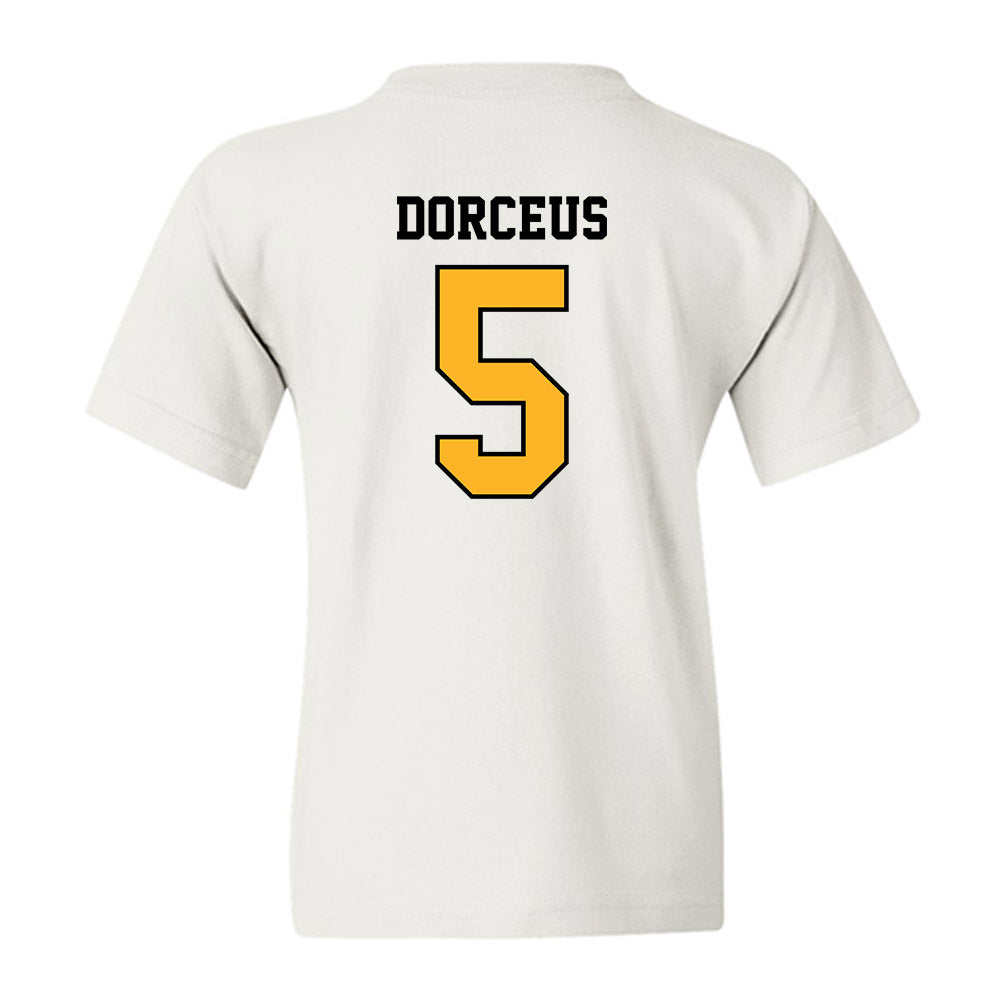 UW Milwaukee - NCAA Men's Basketball : Isaiah Dorceus - Youth T-Shirt-1