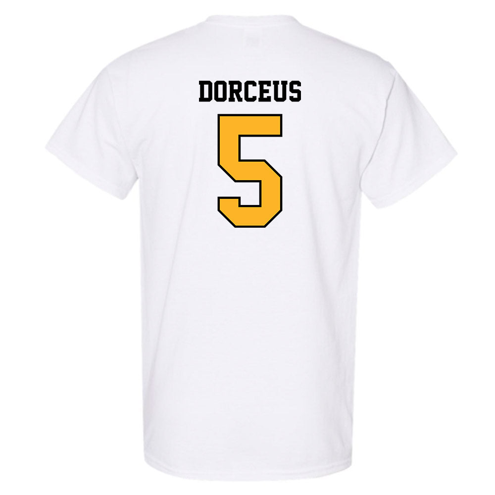 UW Milwaukee - NCAA Men's Basketball : Isaiah Dorceus - T-Shirt-1