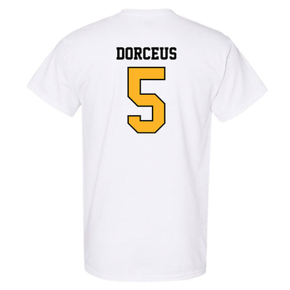 UW Milwaukee - NCAA Men's Basketball : Isaiah Dorceus - T-Shirt-1