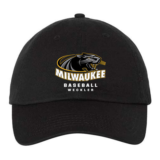UW Milwaukee - NCAA Baseball : Mason Weckler - Dad Hat-0