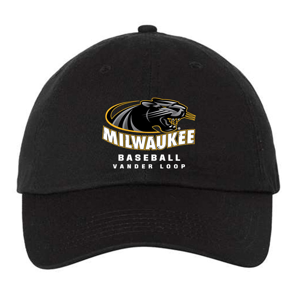 UW Milwaukee - NCAA Baseball : Alex Vander Loop - Dad Hat-0