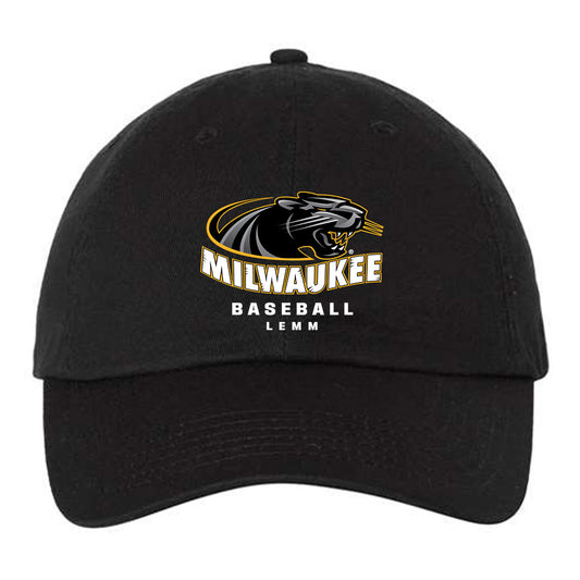 UW Milwaukee - NCAA Baseball : Ryan Lemm - Dad Hat-0