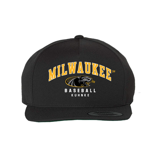 UW Milwaukee - NCAA Baseball : Turner Kuhnke - Snapback Hat-0