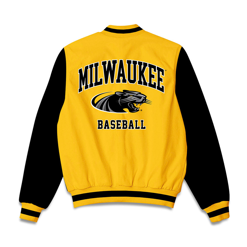 UW Milwaukee - NCAA Baseball : John Hadley - Bomber Jacket-1