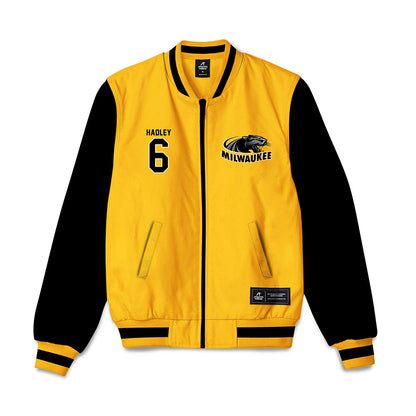 UW Milwaukee - NCAA Baseball : John Hadley - Bomber Jacket-0