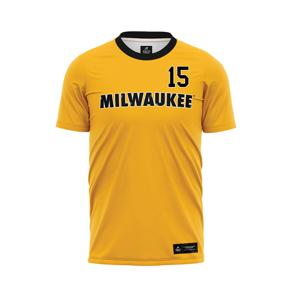 UW Milwaukee - NCAA Men's Soccer : Praise Ogwu - Soccer Jersey-0