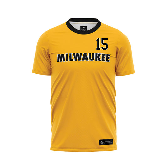 UW Milwaukee - NCAA Men's Soccer : Praise Ogwu - Soccer Jersey-0
