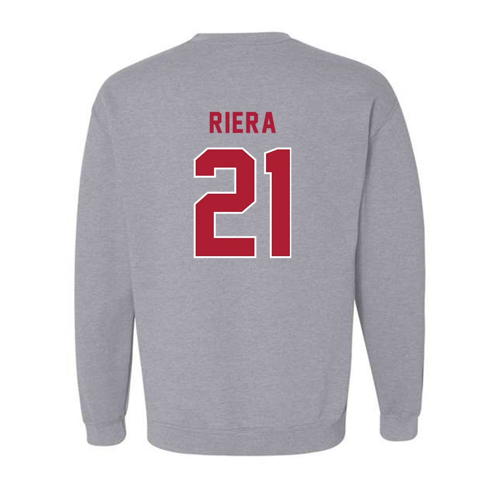 LMU - NCAA Baseball : Niko Riera - Classic Shersey Crewneck Sweatshirt-1