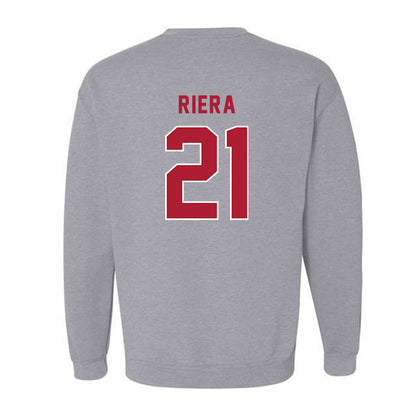 LMU - NCAA Baseball : Niko Riera - Classic Shersey Crewneck Sweatshirt-1