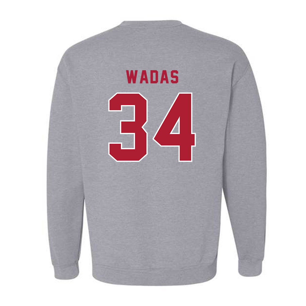 LMU - NCAA Baseball : Zach Wadas - Classic Shersey Crewneck Sweatshirt-1