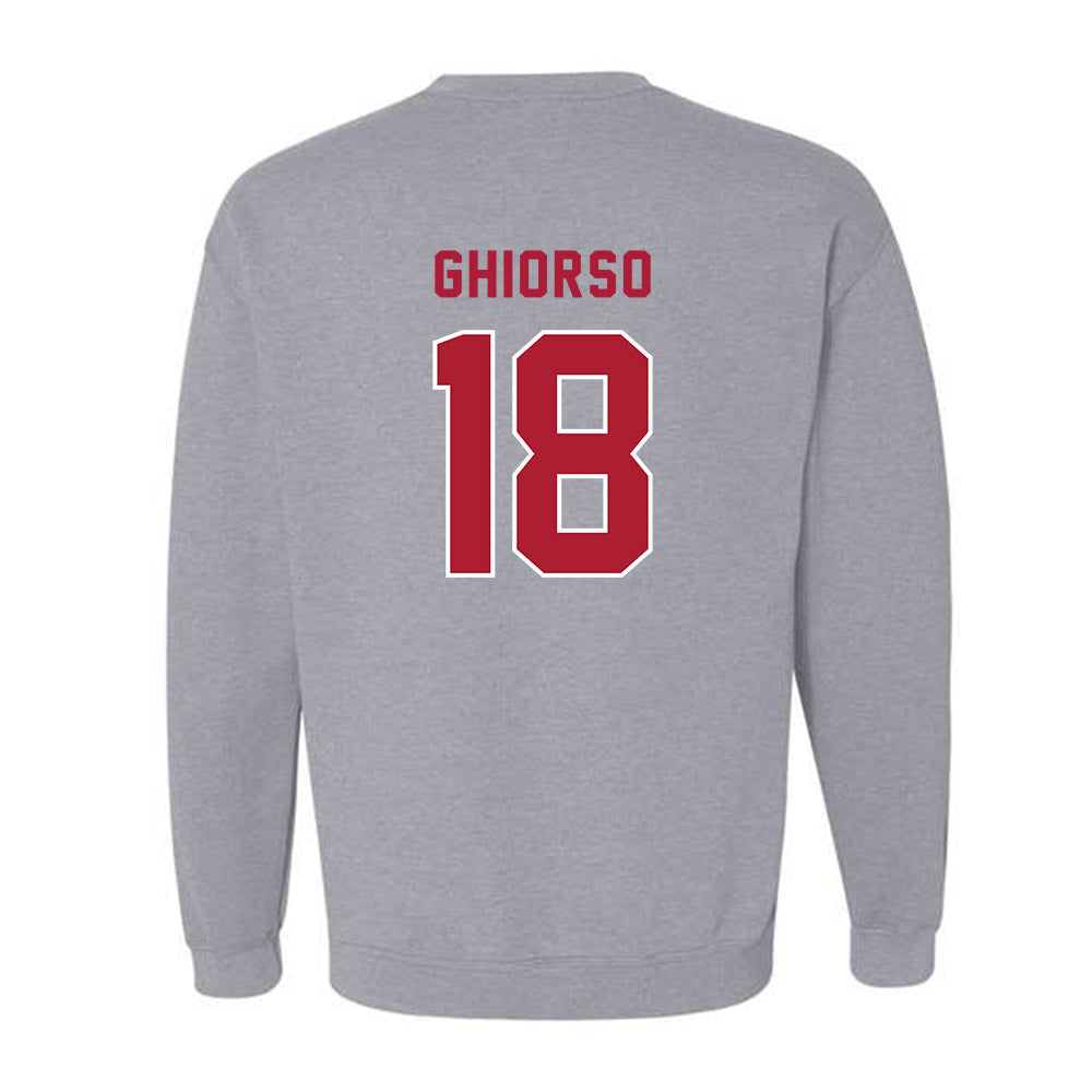LMU - NCAA Baseball : Dj Ghiorso - Classic Shersey Crewneck Sweatshirt-1