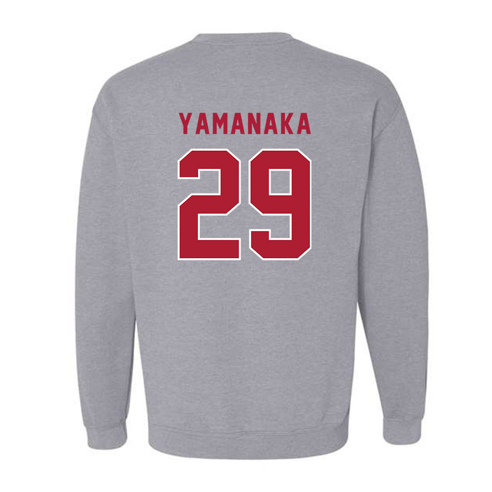 LMU - NCAA Baseball : Eli Yamanaka - Classic Shersey Crewneck Sweatshirt-1