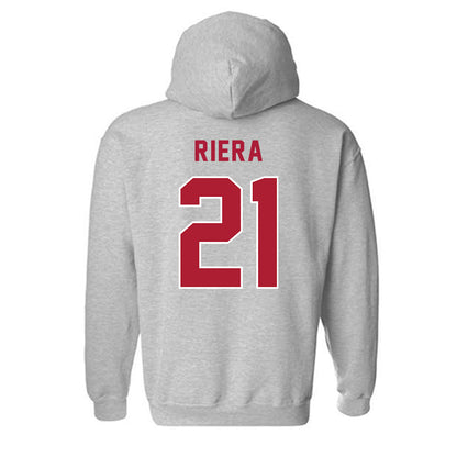LMU - NCAA Baseball : Niko Riera - Classic Shersey Hooded Sweatshirt-1