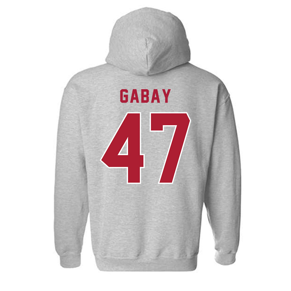 LMU - NCAA Baseball : Lucas Gabay - Classic Shersey Hooded Sweatshirt-1