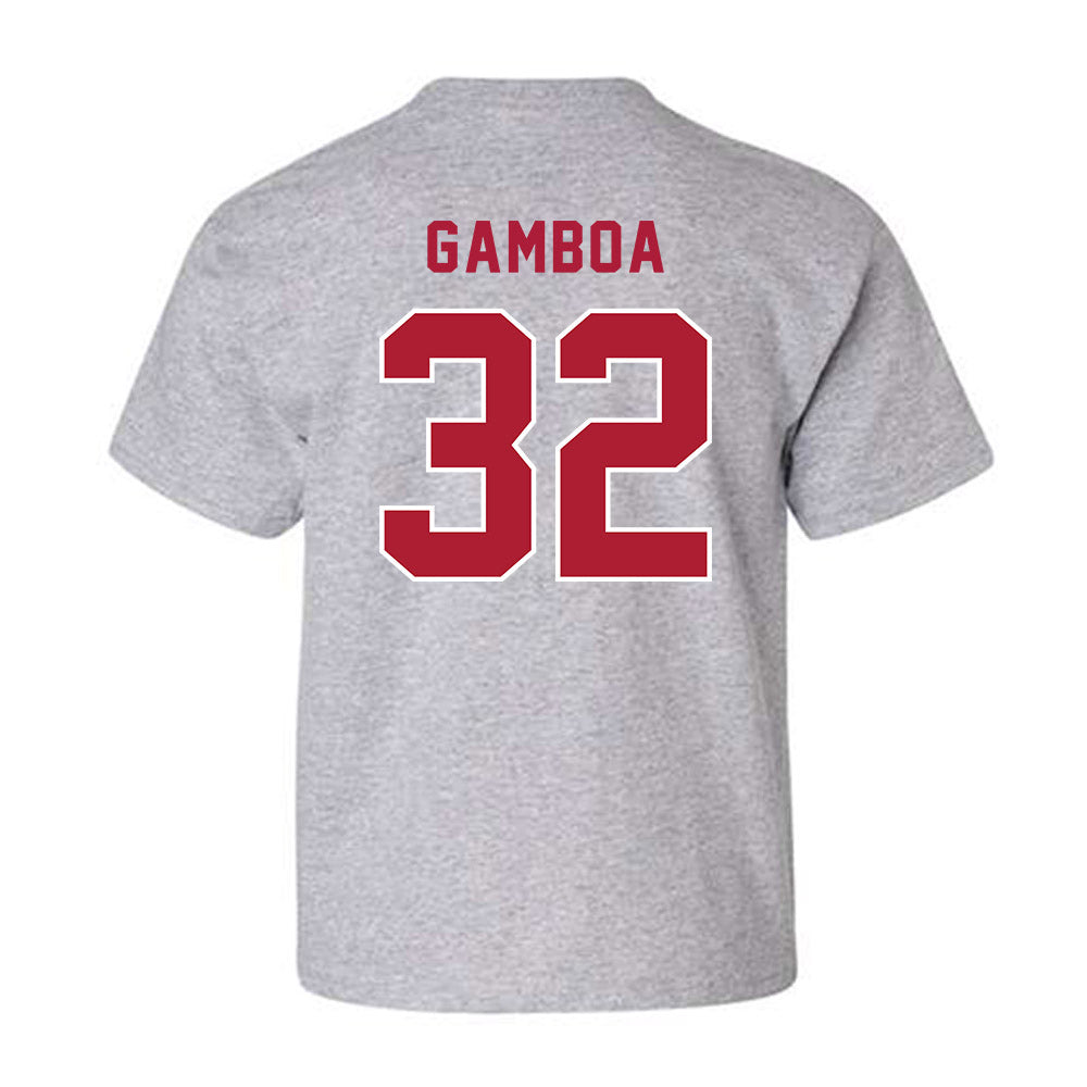 LMU - NCAA Baseball : Alex Gamboa - Classic Shersey Youth T-Shirt-1