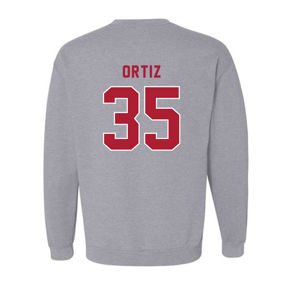LMU - NCAA Baseball : Jordan Ortiz - Classic Shersey Crewneck Sweatshirt-1
