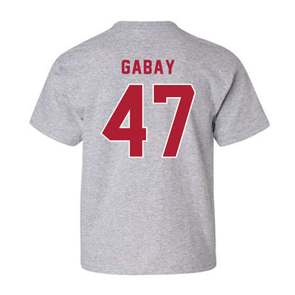 LMU - NCAA Baseball : Lucas Gabay - Classic Shersey Youth T-Shirt-1
