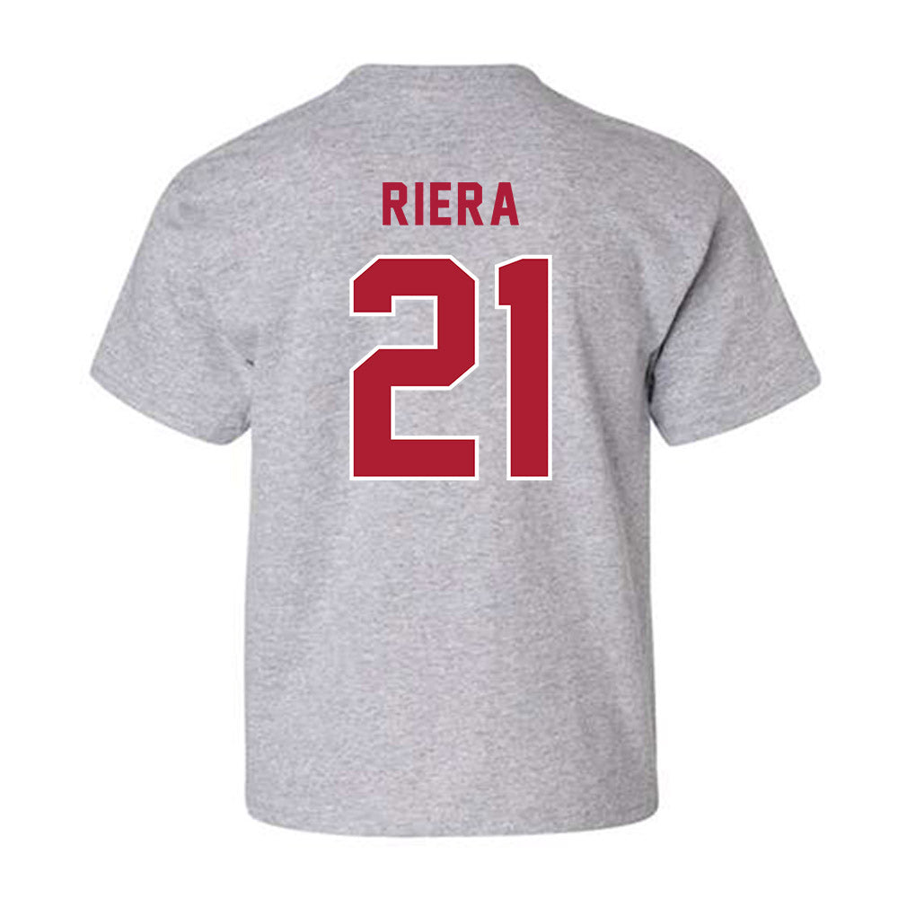 LMU - NCAA Baseball : Niko Riera - Classic Shersey Youth T-Shirt-1