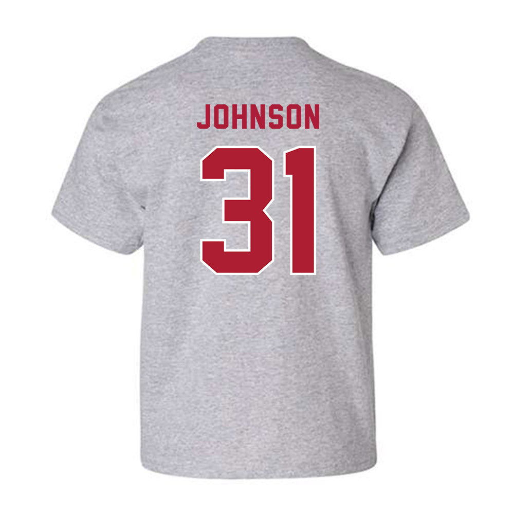 LMU - NCAA Baseball : Alec Johnson - Classic Shersey Youth T-Shirt-1
