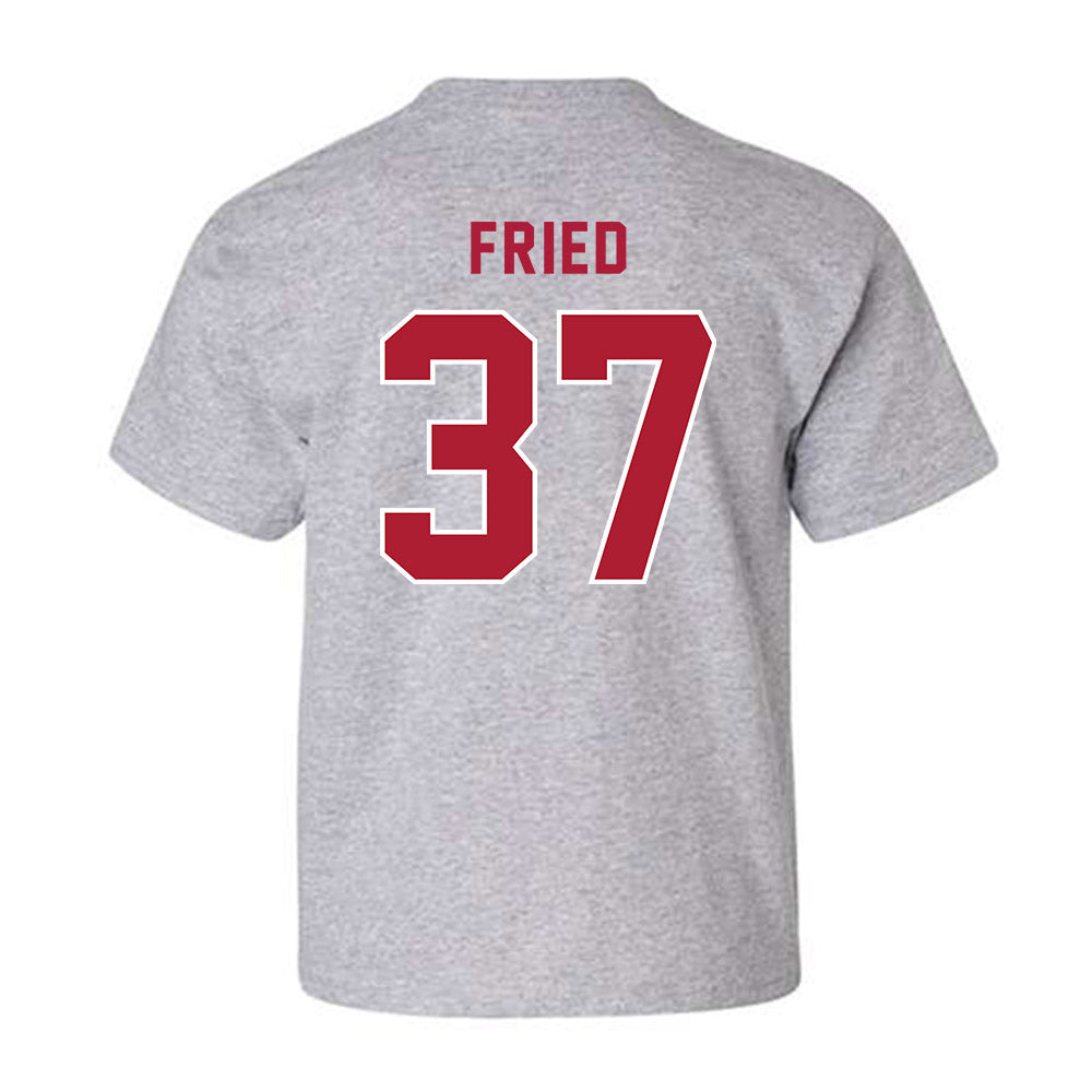 LMU - NCAA Baseball : Jacob Fried - Classic Shersey Youth T-Shirt-1