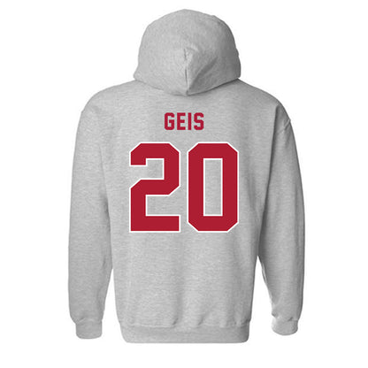 LMU - NCAA Baseball : Jake Geis - Classic Shersey Hooded Sweatshirt-1