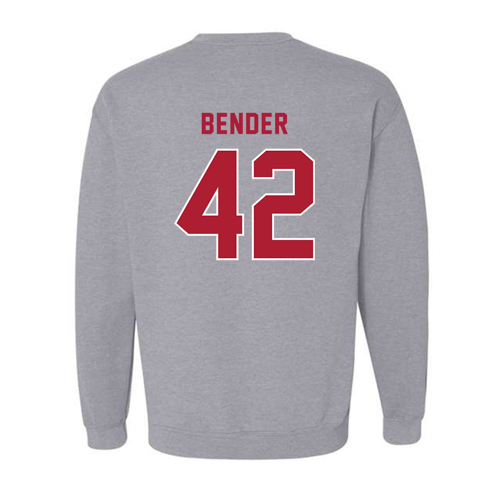 LMU - NCAA Baseball : Zach Bender - Classic Shersey Crewneck Sweatshirt-1