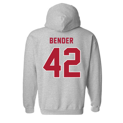 LMU - NCAA Baseball : Zach Bender - Classic Shersey Hooded Sweatshirt-1