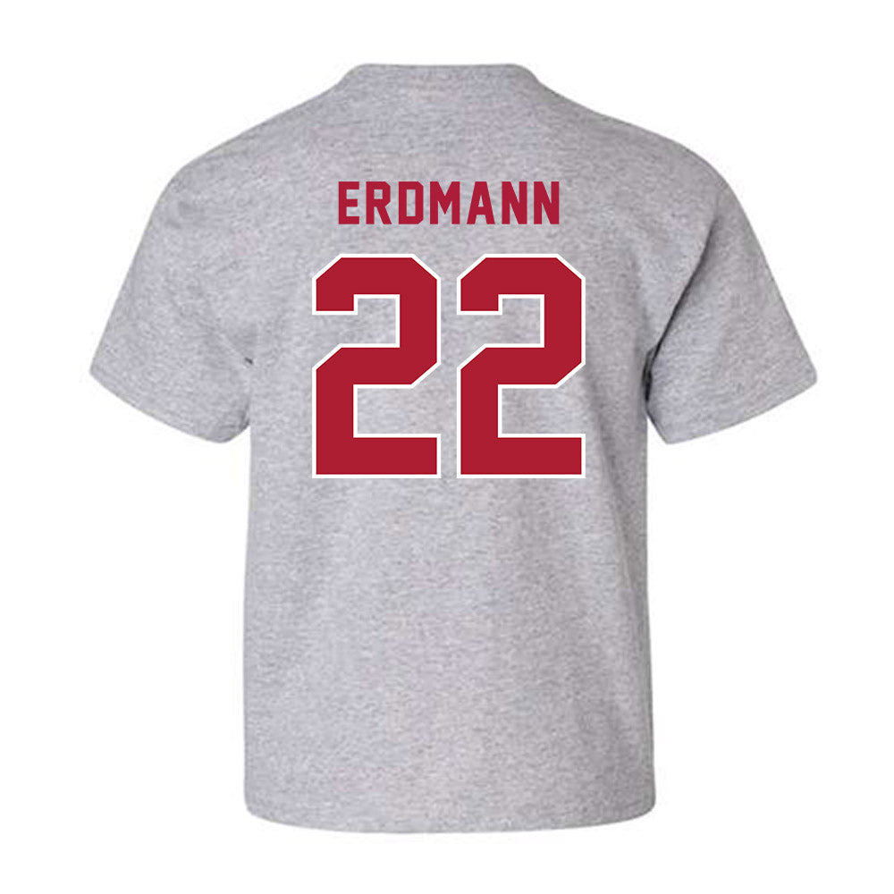 LMU - NCAA Baseball : Eric Erdmann - Classic Shersey Youth T-Shirt-1