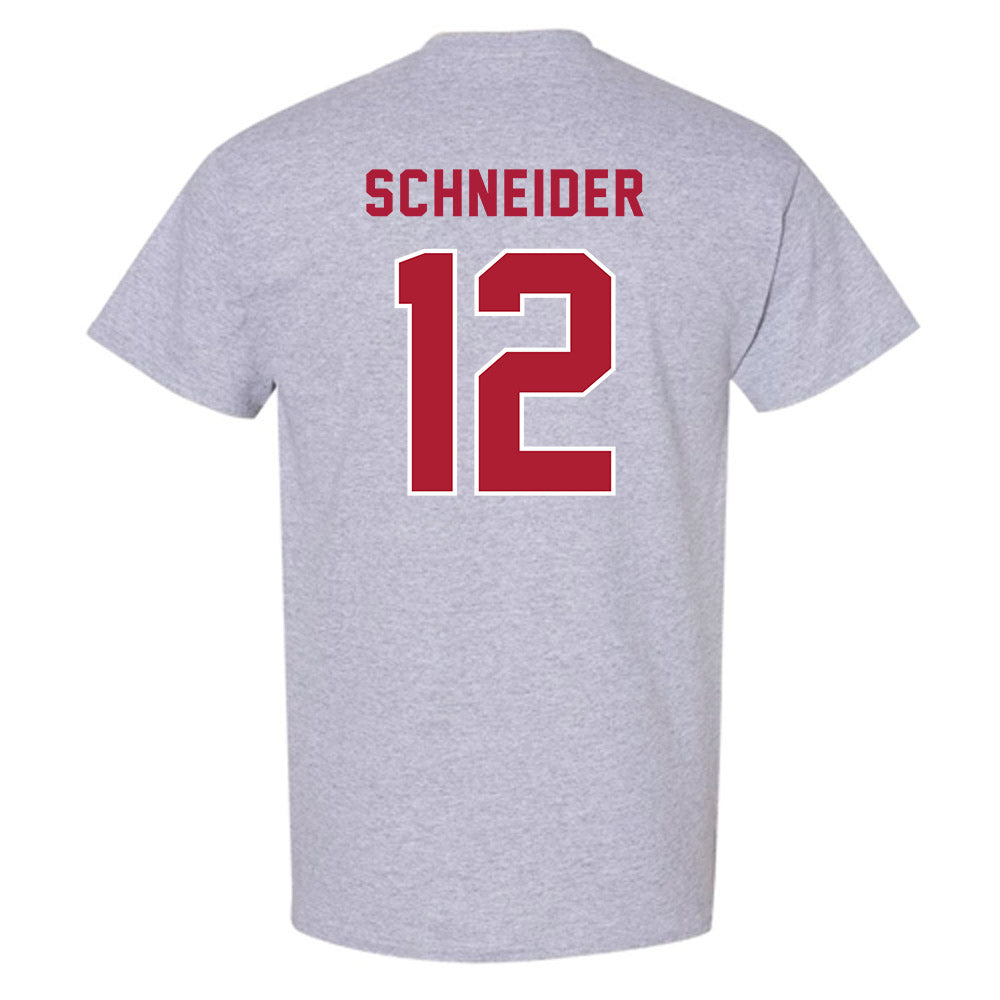 LMU - NCAA Baseball : Max Schneider - Classic Shersey T-Shirt-1