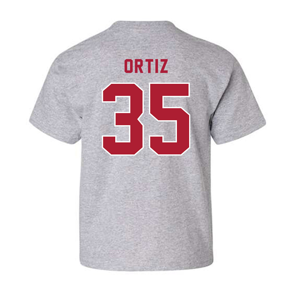 LMU - NCAA Baseball : Jordan Ortiz - Classic Shersey Youth T-Shirt-1