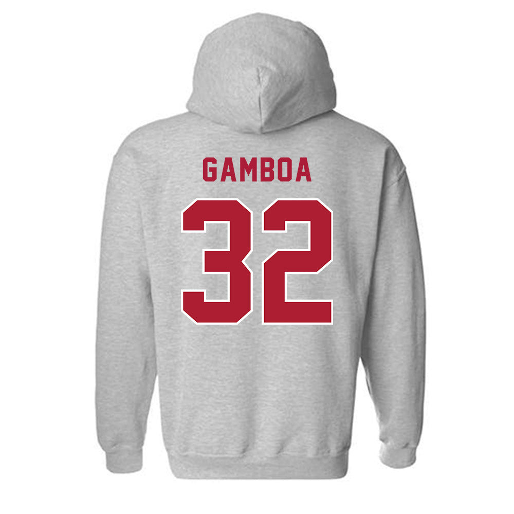 LMU - NCAA Baseball : Alex Gamboa - Classic Shersey Hooded Sweatshirt-1