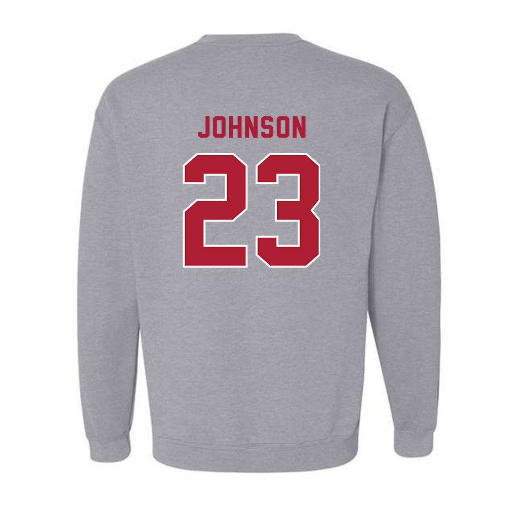LMU - NCAA Baseball : Jonah Johnson - Classic Shersey Crewneck Sweatshirt-1