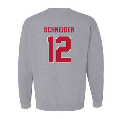 LMU - NCAA Baseball : Max Schneider - Classic Shersey Crewneck Sweatshirt-1