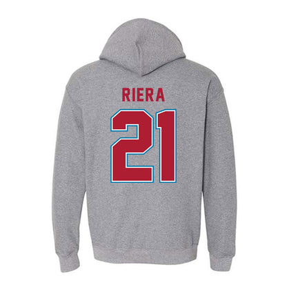 LMU - NCAA Baseball : Niko Riera - Hooded Sweatshirt-1