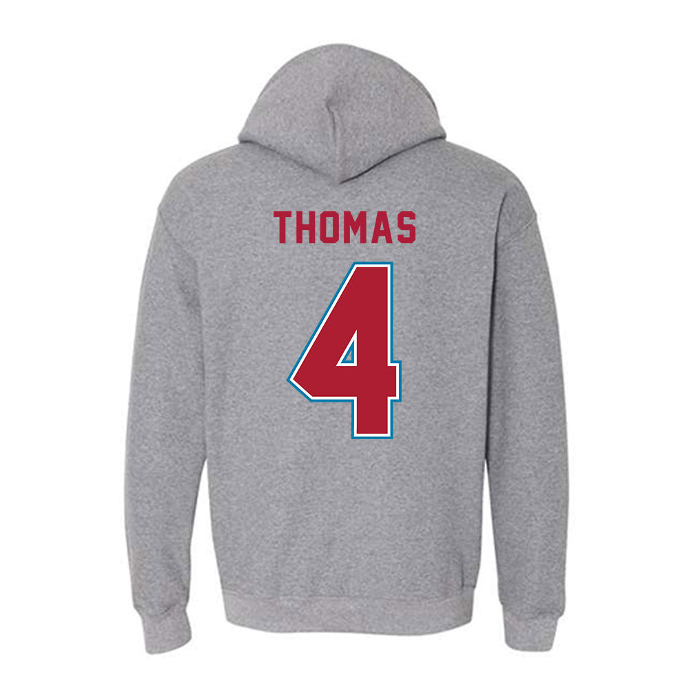 LMU - NCAA Men's Basketball : Aj Thomas - Hooded Sweatshirt-1