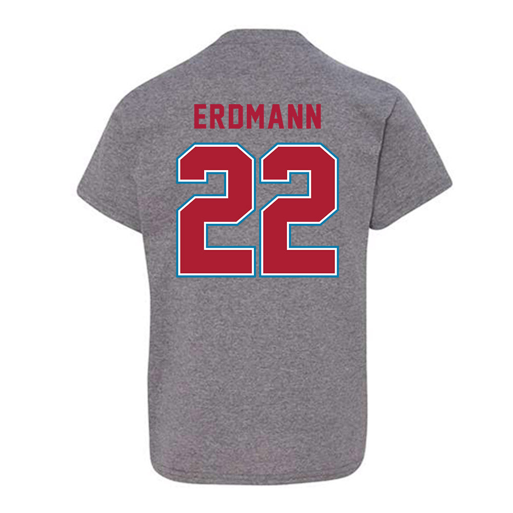 LMU - NCAA Baseball : Eric Erdmann - Youth T-Shirt-1