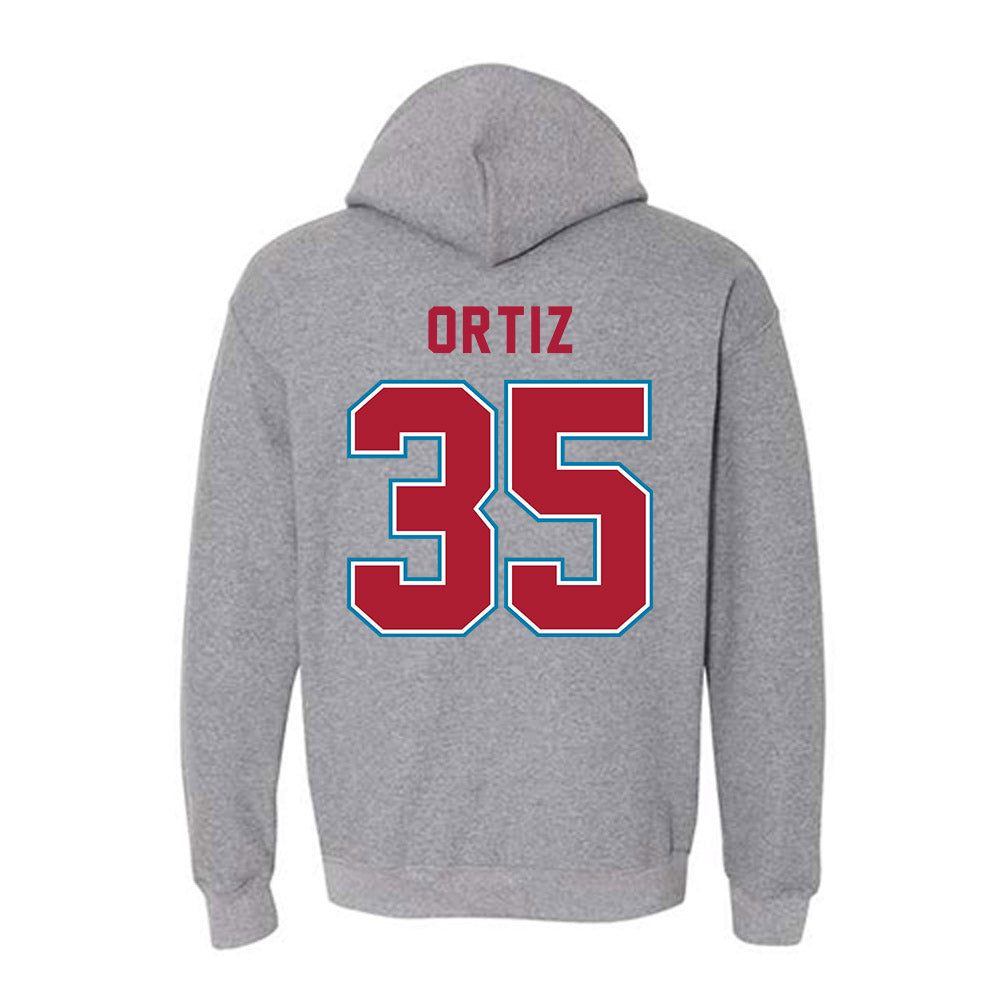 LMU - NCAA Baseball : Jordan Ortiz - Hooded Sweatshirt-1