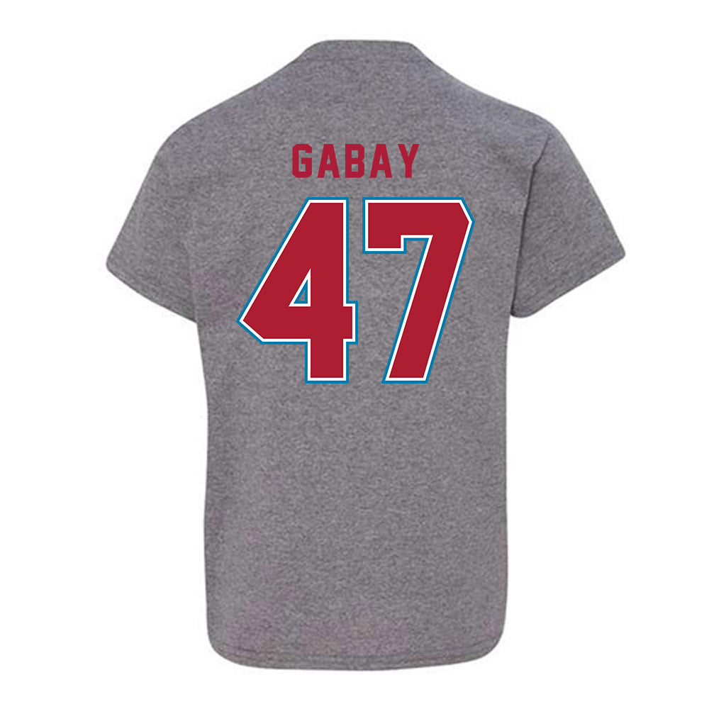 LMU - NCAA Baseball : Lucas Gabay - Youth T-Shirt-1