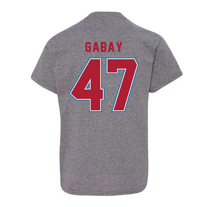 LMU - NCAA Baseball : Lucas Gabay - Youth T-Shirt-1