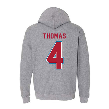 LMU - NCAA Men's Basketball : Aj Thomas - Hooded Sweatshirt-1
