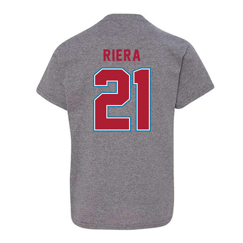 LMU - NCAA Baseball : Niko Riera - Youth T-Shirt-1