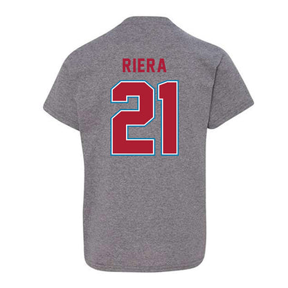 LMU - NCAA Baseball : Niko Riera - Youth T-Shirt-1