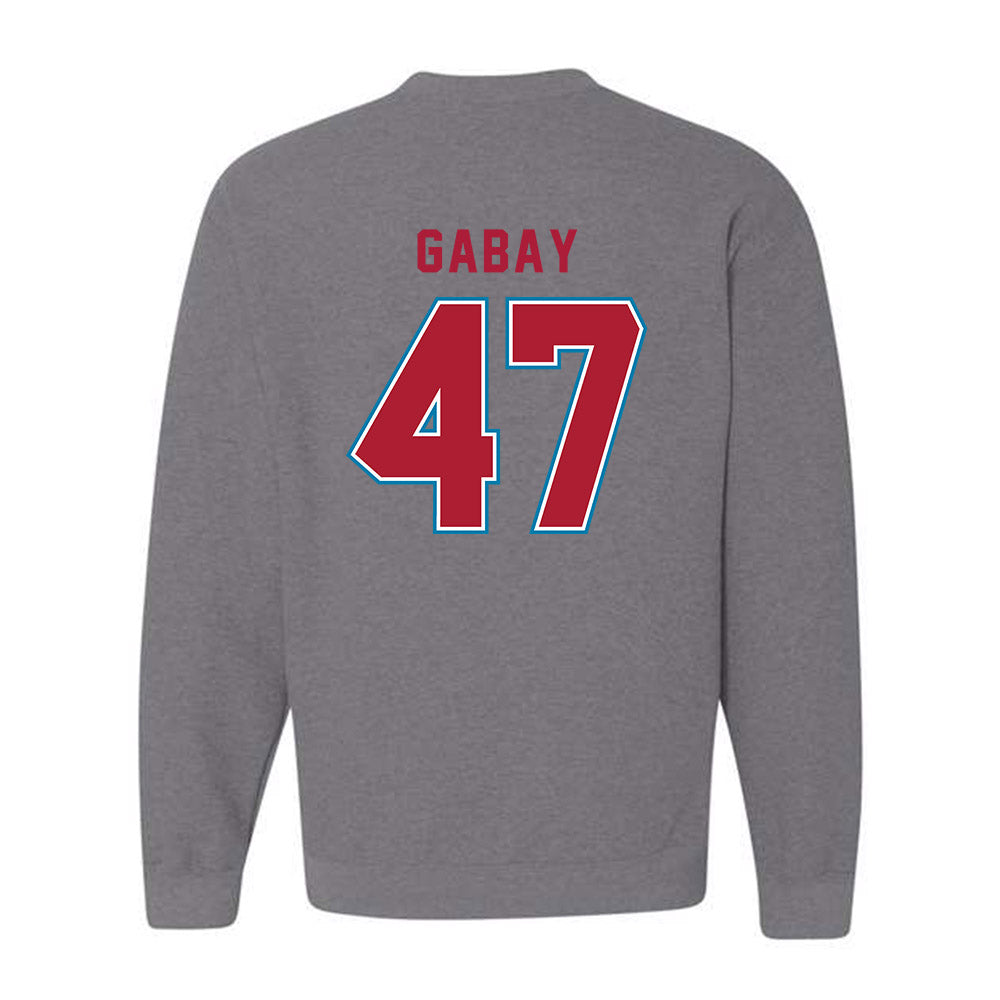 LMU - NCAA Baseball : Lucas Gabay - Crewneck Sweatshirt-1