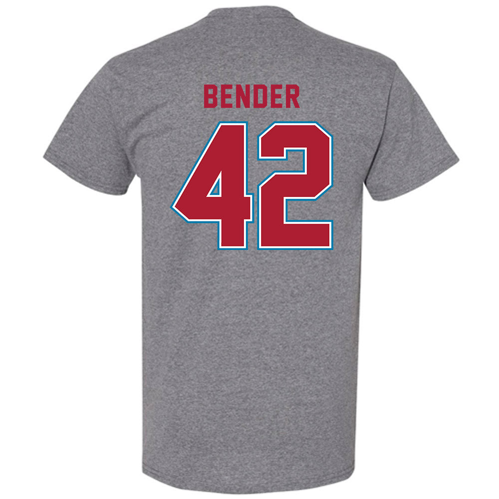 LMU - NCAA Baseball : Zach Bender - T-Shirt-1