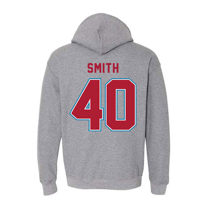 LMU - NCAA Men's Basketball : Cooper Smith - Hooded Sweatshirt-1