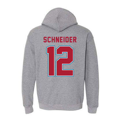 LMU - NCAA Baseball : Max Schneider - Hooded Sweatshirt-1