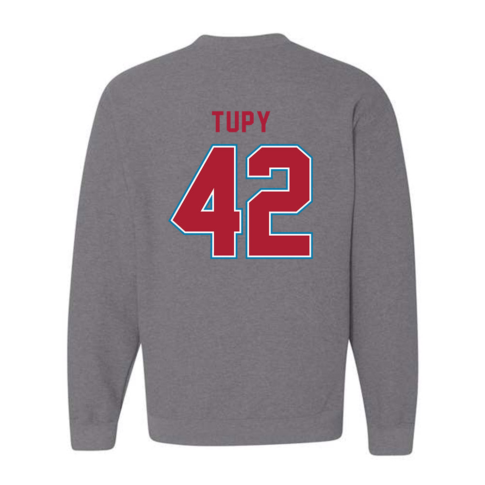 LMU - NCAA Men's Basketball : George Tupy - Crewneck Sweatshirt-1