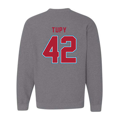 LMU - NCAA Men's Basketball : George Tupy - Crewneck Sweatshirt-1
